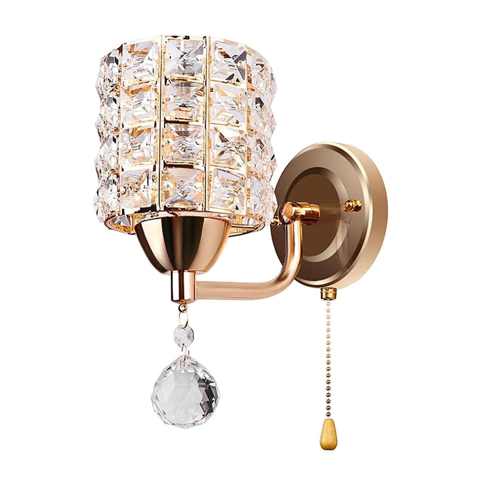 Lámparas de pared de cristal modernas para iluminar y decorar tu dormitorio
