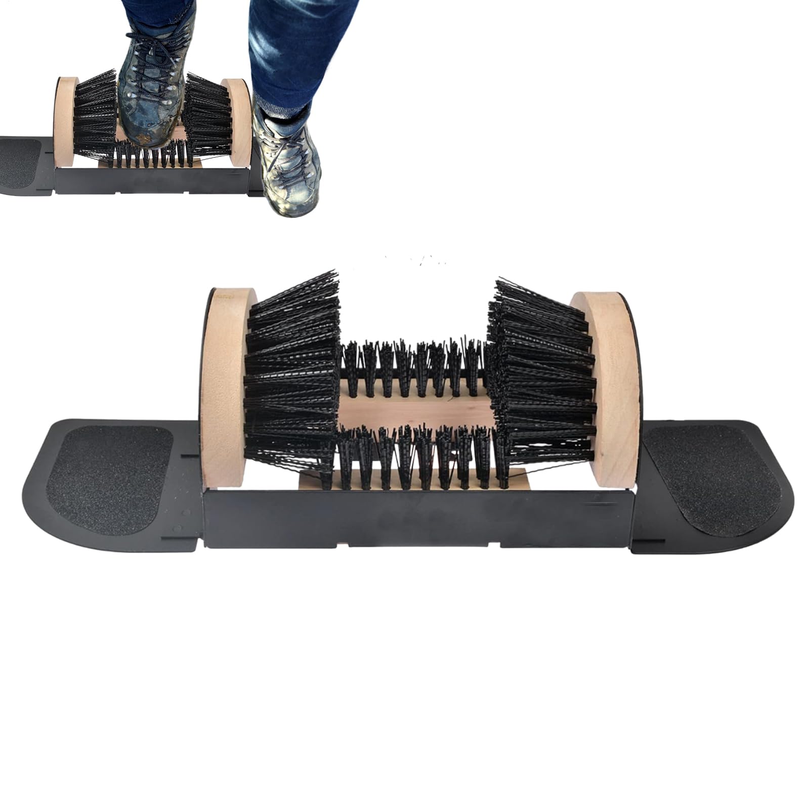 Brosse de nettoyage des coffres - Retonnement de boue extérieur, nettoyeur de grattoir à chaussures | Système d'élimination des débris d'entrée solide, nettoyeurs de semelles à haute résistance à fort