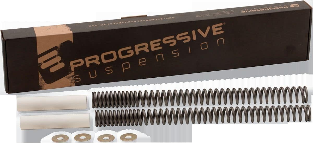 RPM Compatible with Progressive Suspension 39mm Front Fork Spring Kit 88-15 Compatible with Harley Dyna XL FXRT