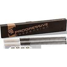 RPM 兼容渐进式悬架 39 毫米前叉弹簧套件 88-15 兼容哈雷 Dyna XL FXRT