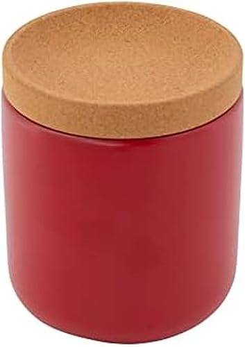 Ajo transpirable de cerámica y corcho para permitir la frescura de la flor, tapa de corcho apilable que ahorra espacio, corcho natural y cerámica