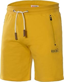 Pantalones Cortos de Ocio para Hombre Liam | 2 Bolsillos Laterales y 1 Bolsillo Trasero con Cremallera I Pantalones Cortos Deportivos en Colores clásicos