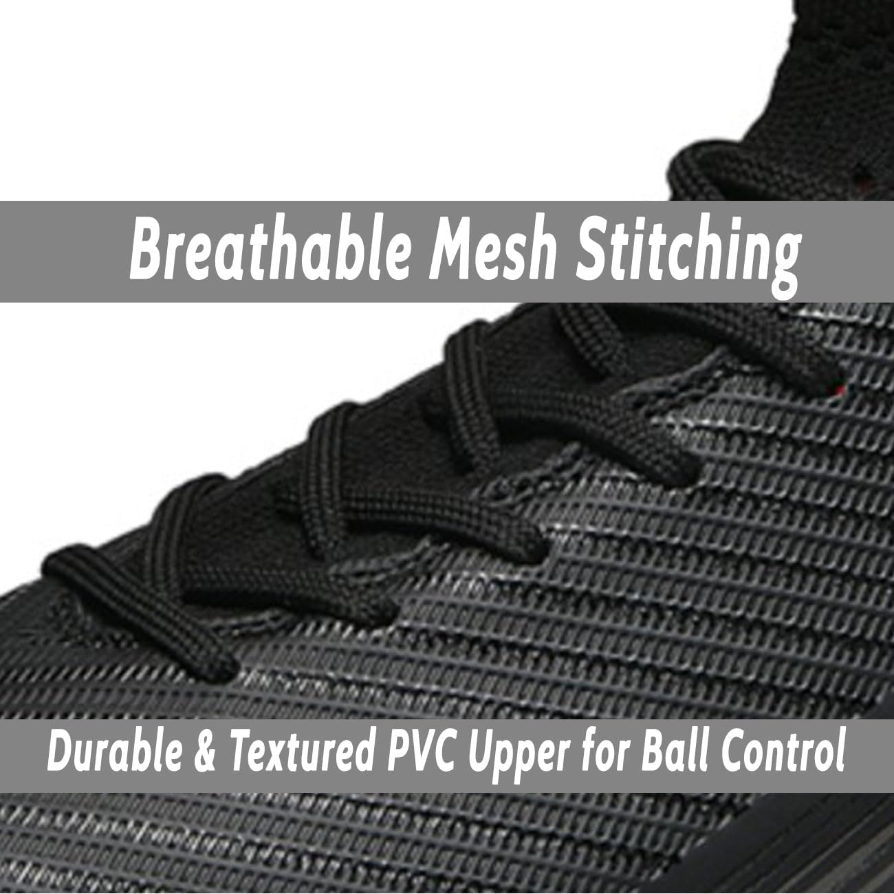 HESBITEUL Soccer Cleats Indoor Turf: Kids Football Shoes with Short Studs