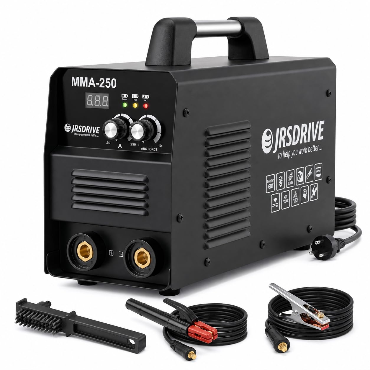 Eastman Heavy Duty Inverter Arc Welding Machine,250V Input Voltage with Hot Start and Anti-Stick Function, 50/60 Hz Frequency,250 A Welding Current (EAWSI-250)-image-31
