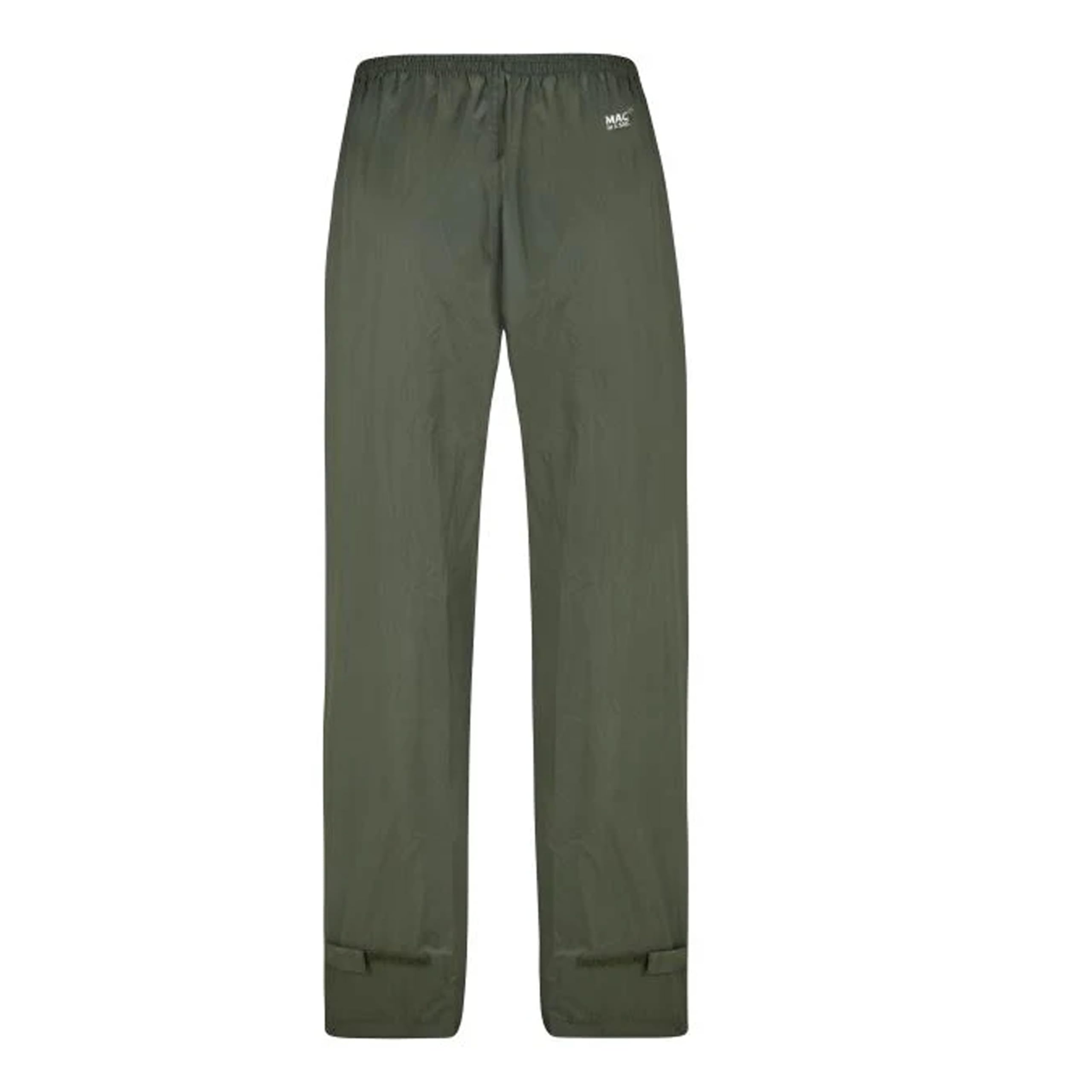 Mac In A Sac Men's Khaki - Origin Ii - Packable Waterproof Overtrousers For & Wo - Lightweight And Breathable Rain Trousers That Packs Into Its Own Bag - L