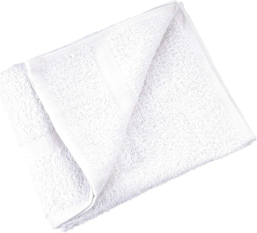HOTEL BASICS X02300 Hand Towel, 16x27 In., White, Pk 12