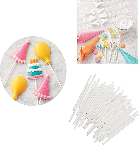 Miniatura 4 de Palitos de piruletas blancas de 4 pulgadas, palitos de paleta, para dulces caseros, galletas, postres, 200 unidades