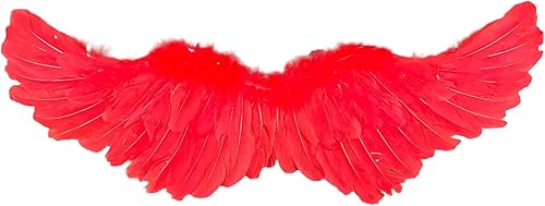 Miniatura 3 de Alas de ángel para cosplay, alas de disfraz de Halloween, alas de plumas blancas y negras con correas ajustables