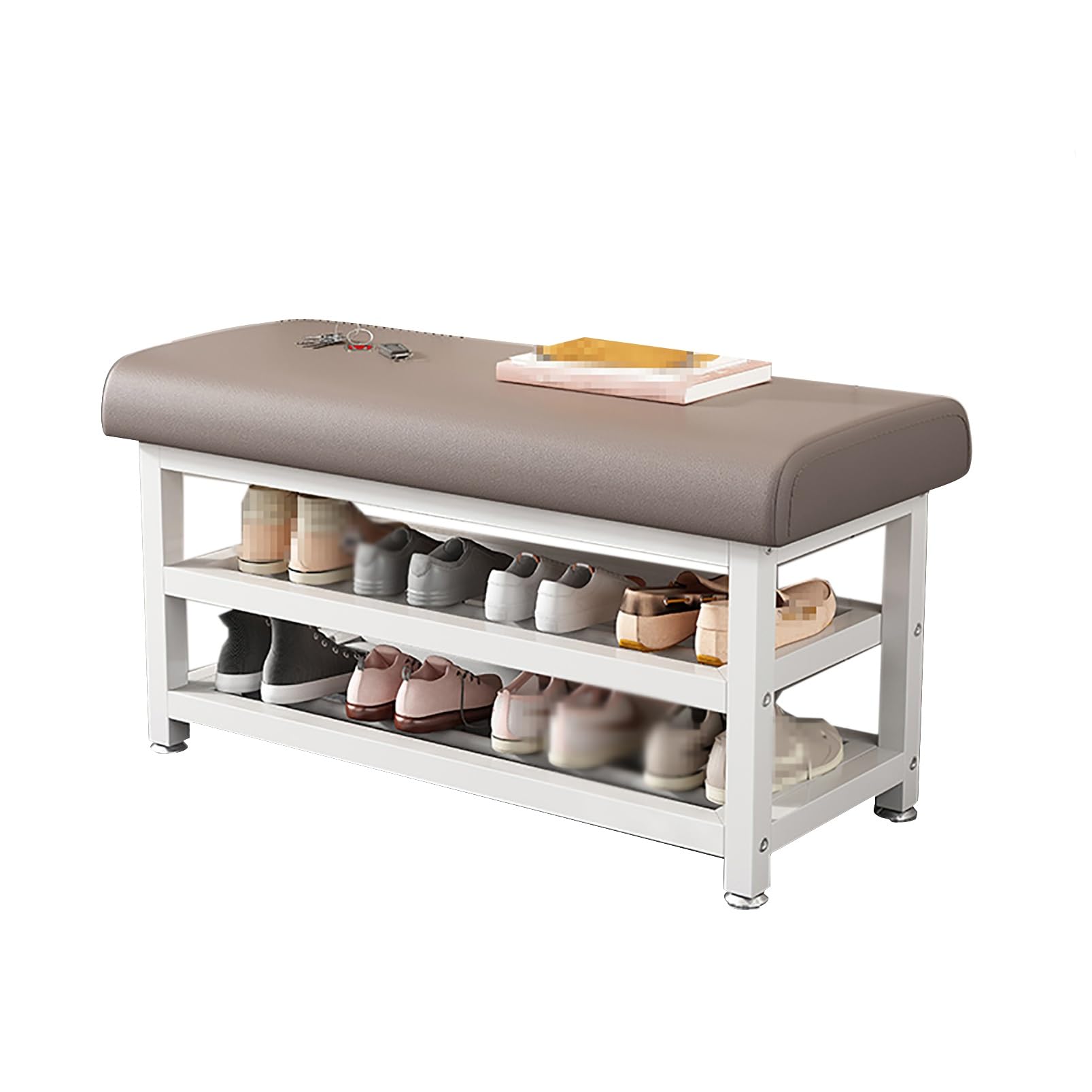 Siège compact pour salon et banc d'entrée pour ranger vos chaussures sans encombrer