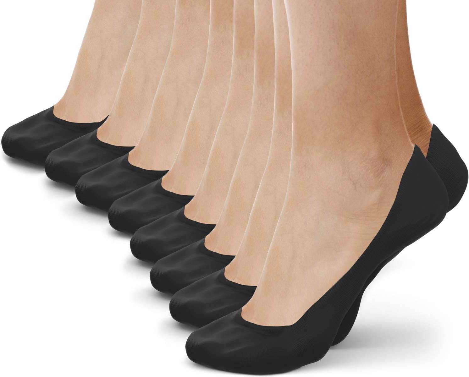 No Show Socks for Men & Women-Low Cut Socks,Breathable Liner Socks,Non-Slip Footie Socks for Flat Sneaker