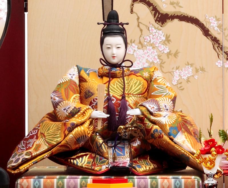 Amazon | 雛人形 久月 ひな人形 雛 三段飾り 五人飾り 銘木シリーズ 栃 