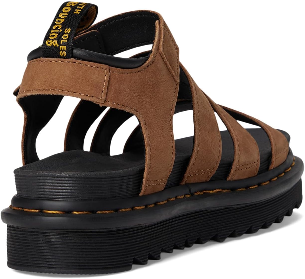 Dr. Martens Women's Blaire Platform Sandal, Desert Brown Tumbled Nubuck, 9 UK, 11 Women US/10 Men US - Image 5