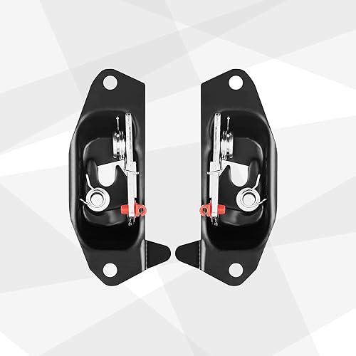 Miniatura 5 de 15921948 15921949 - Par de palancas de pestillo para puerta trasera izquierda derecha compatible con Chevy Silverado Avalanche GMC Sierra Escalade