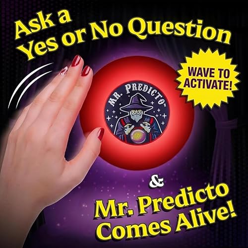 Miniatura 2 de Talking Mr. Predicto Fortune Telling Ball - Ask a Question & He Speaks Your Answer Out Loud - Color Changing Plastic Crystal Ball Toy with 30+