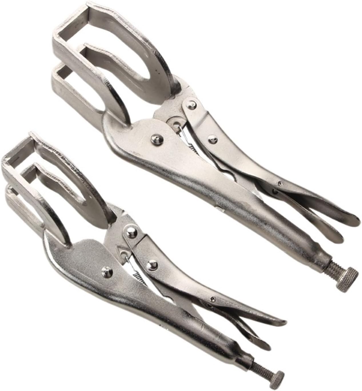 Locking Welding Pliers 1pc Multi-Function Pipe Welding Butt Pliers U-Shaped Welding Pliers Adjustable Grip Vise Locking Jaw Pliers Fixed Clamp Toolls(9 inches)