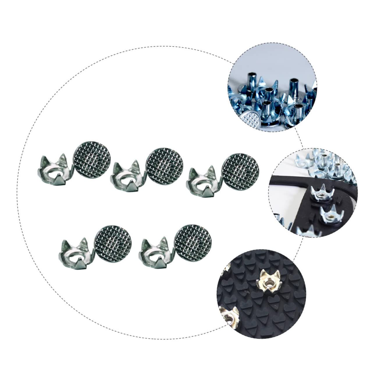 30 Pcs Ramponi Chiodi Ramponi Picchi Arrampicata Antiscivolo Punta Scarpe Invernali Punte Nevaio Scarpa Chiodo Chiodo Della Scarpa A Spillo Antiscivolo Scarpa Peg Acciaio Scarpe