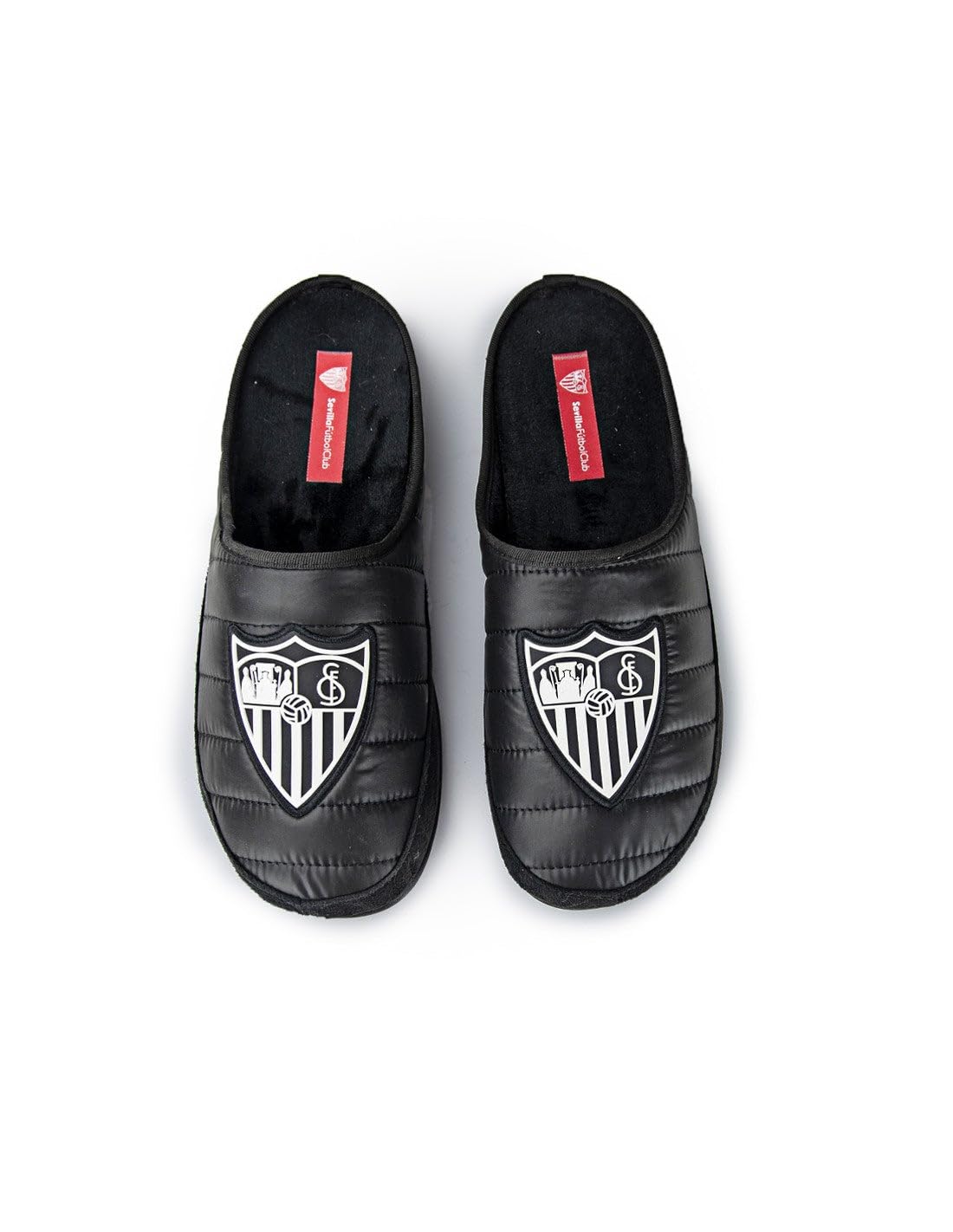 MARPEN SLIPPERS, Zapatillas de Casa de Invierno Oficiales del Sevilla FC de Fútbol Acolchadas para Hombre o Mujer