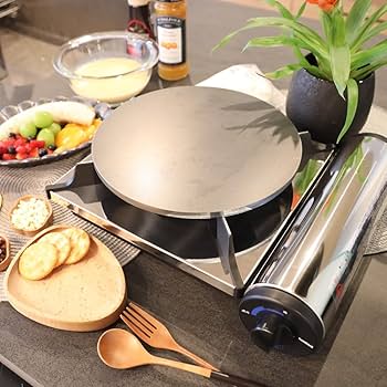 Amazon.co.jp: ZEOOR クレープ鉄板 クレープメーカー クレープ焼き器
