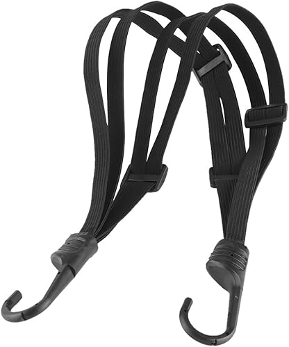Miniatura 1 de BSDDP - Cuerda elástica para casco de motocicleta, material elástico de alta resistencia, retráctil, para equipaje, correa elástica con 2 ganchos