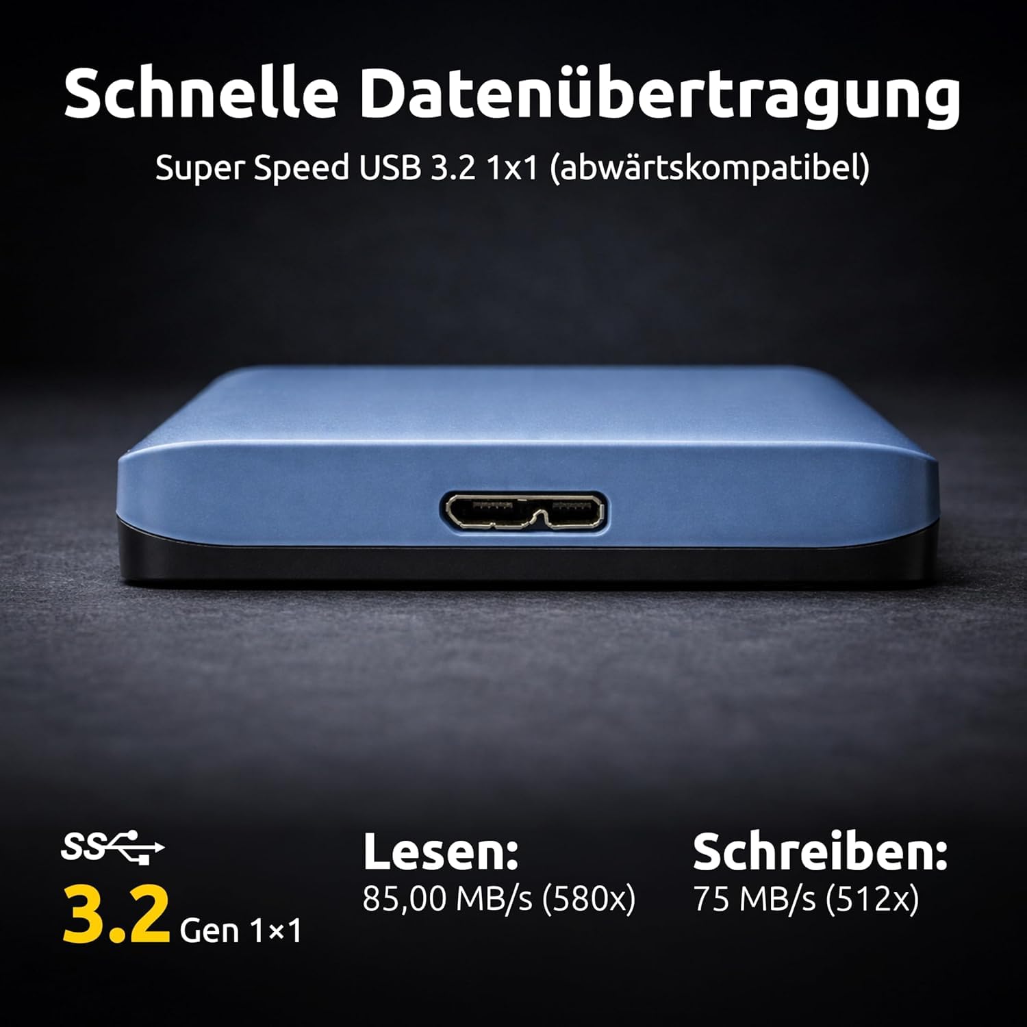 Intenso Memory Safe - Hard disk esterno portatile, 2,5", USB 3.2 Gen 1, per PC e Mac, incluso Ashampoo Backup Pro