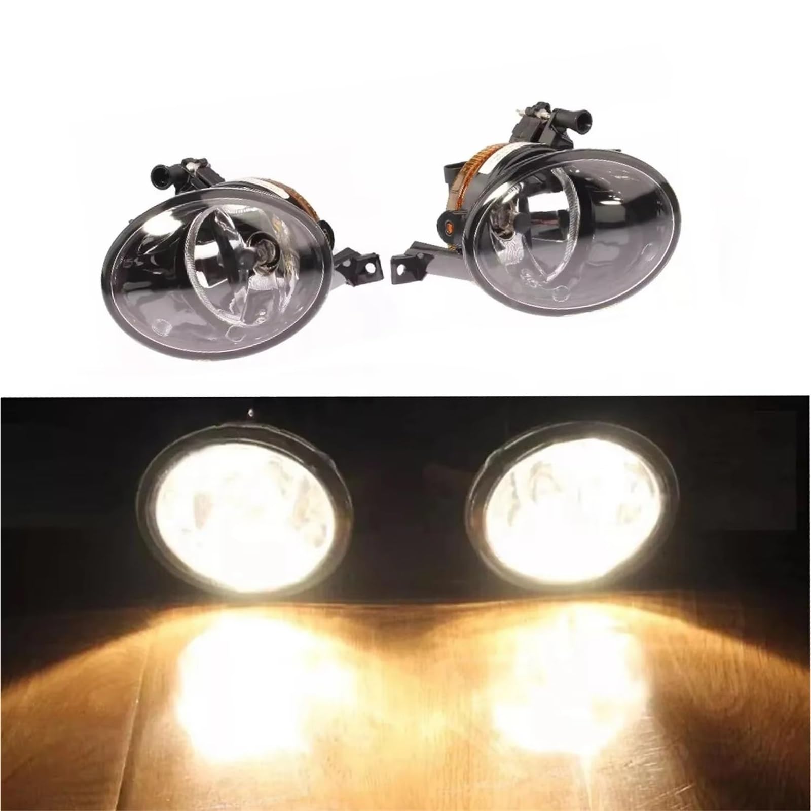 Fendinebbia Auto Faretti 2 Pezzi Lampada Fendinebbia Anteriore A LED 7P6941699 7P6941700 Lampadina Alogena per Auto per VW per Touareg 2010-2014
