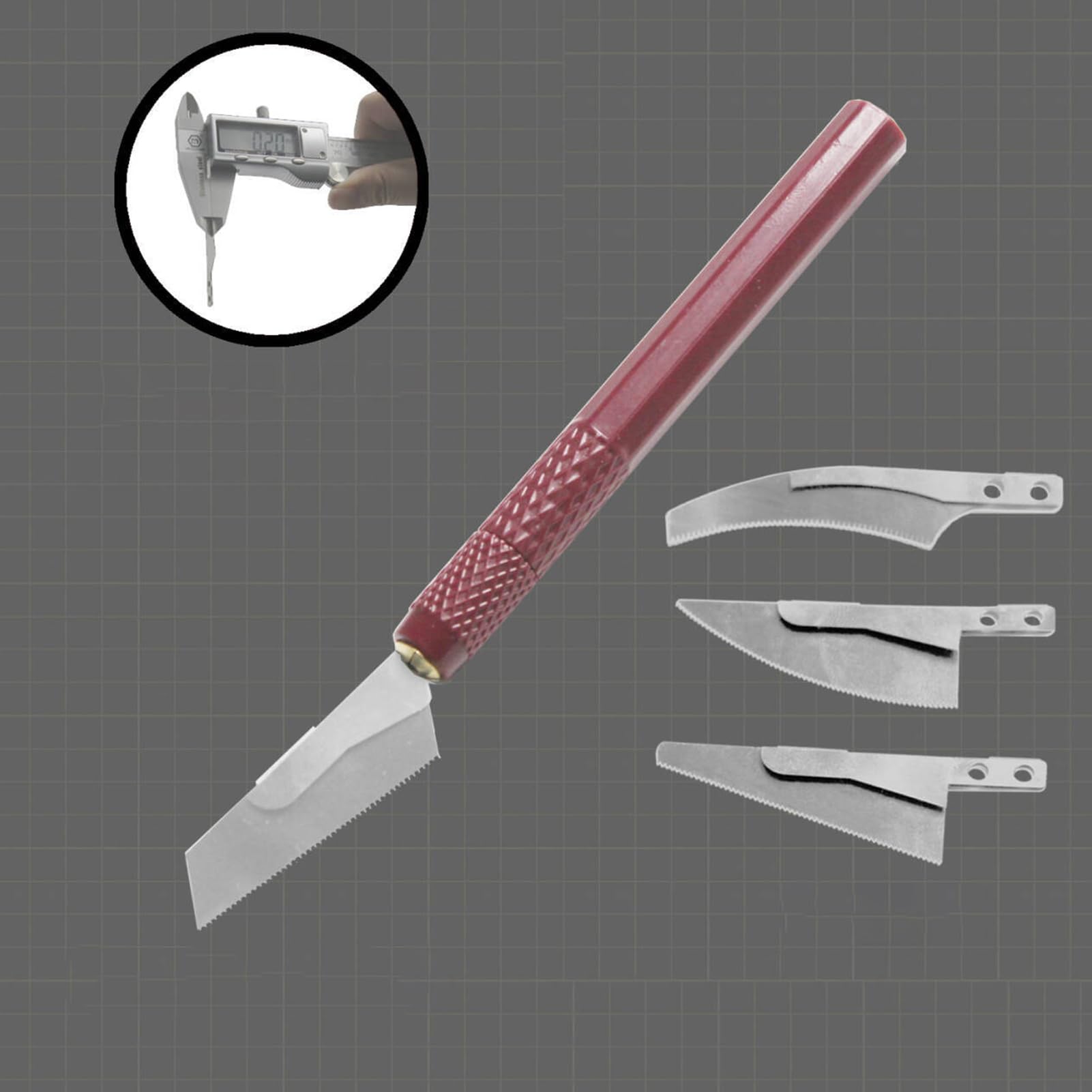 Kit di Seghetti da Modellismo di Precisione | 4 Utensili Mini per Taglio, Intaglio e Rifinitura | Per Legno, e Hobby Fai da Te | Ideale per Lavori di Dettaglio e Precisione