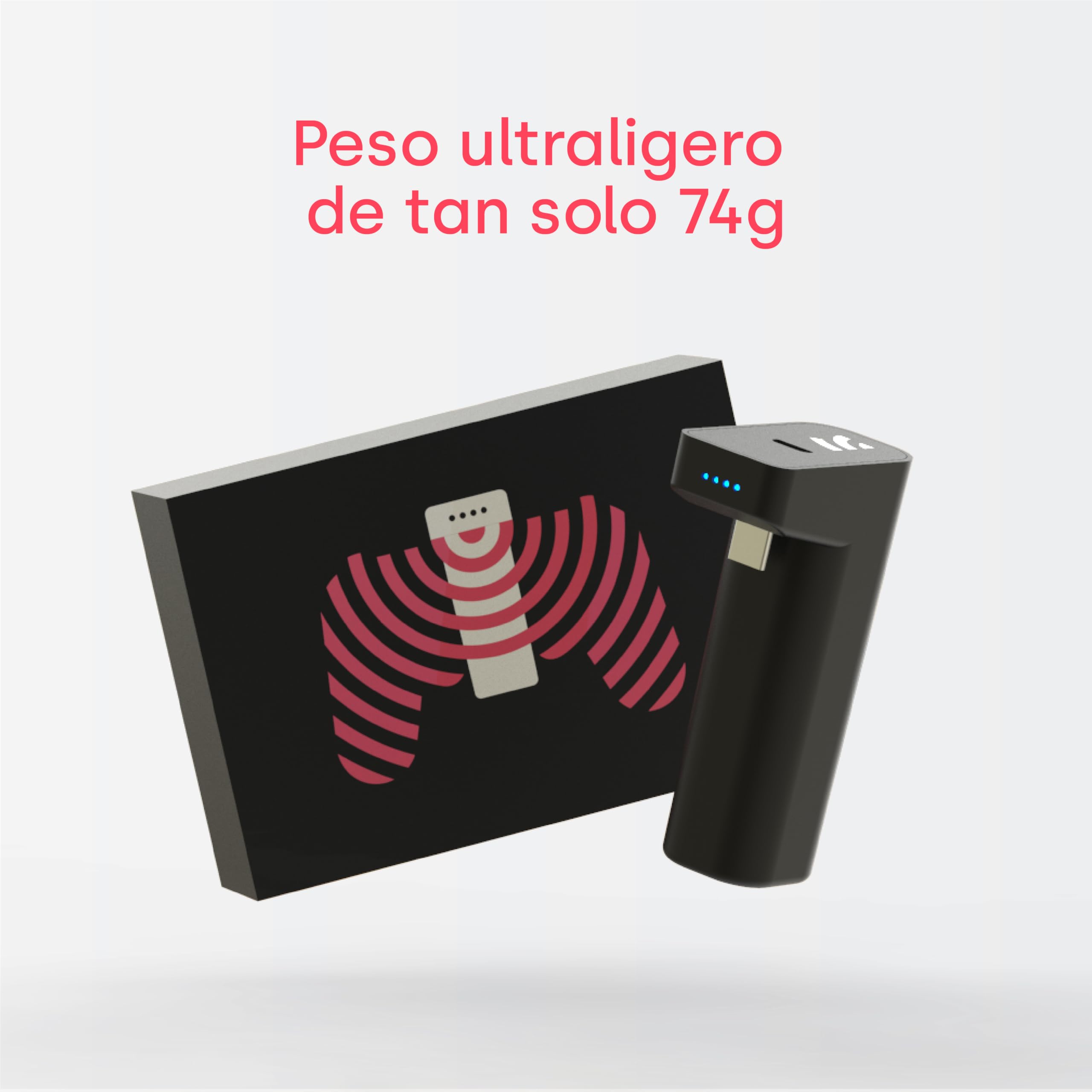 Remotto4 - Cargador para Mando de PS4 Inalámbrico - +12 Horas de Autonomía - Batería Portatil Fácil de Transportar - Sin Cables, Juega Mientras Carga - Larga Duración