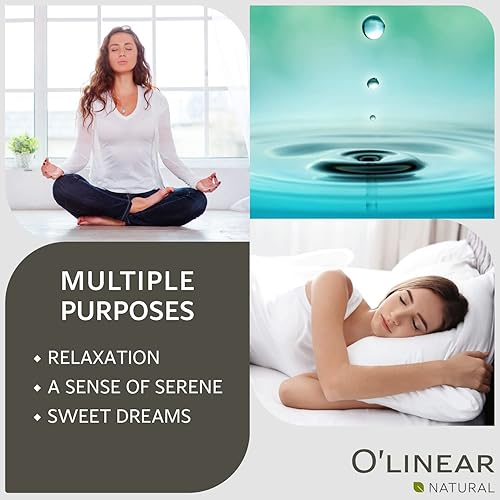 Vista 2 de Natural Calm Serenity Sleep Mezcla de Aceites Esenciales - Aceites de Aromaterapia Puros para Sueños y Relajación, Perfecto para Difusor - Aceites