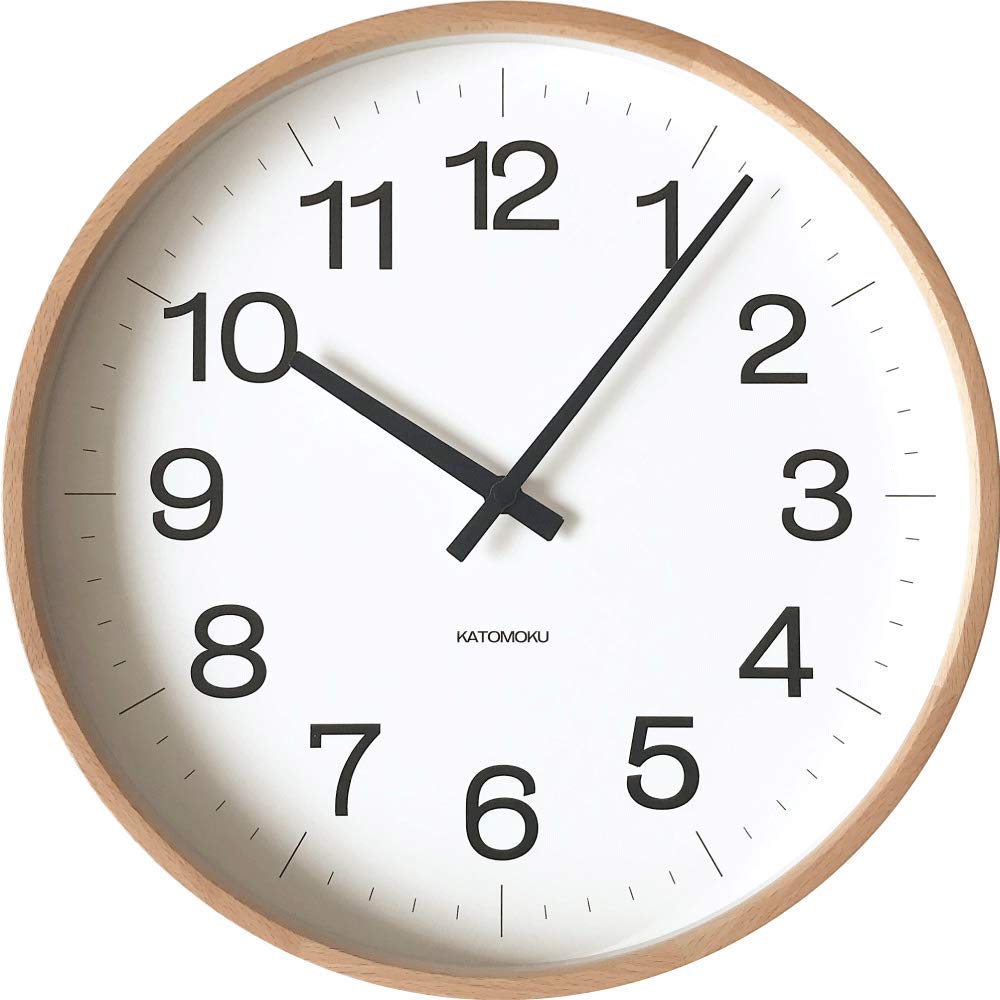 壁掛け時計 電波時計 KATOMOKU muku clock 4 カトモク 加藤木工 KATOMOKU カトモク muku clock 4 時計 壁掛け時計 電波