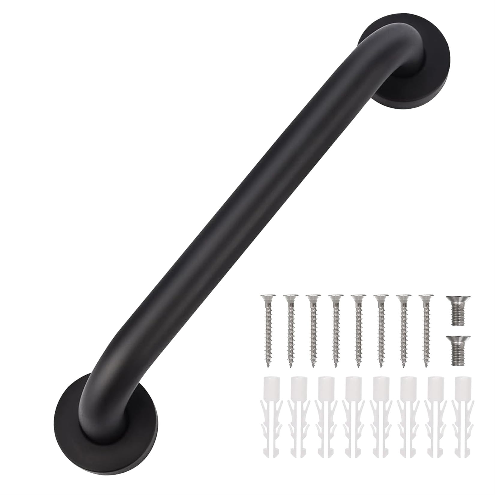 Bath Grab Rails Stainless Steel Shower Hand Rail Safety Handles 30cm ...