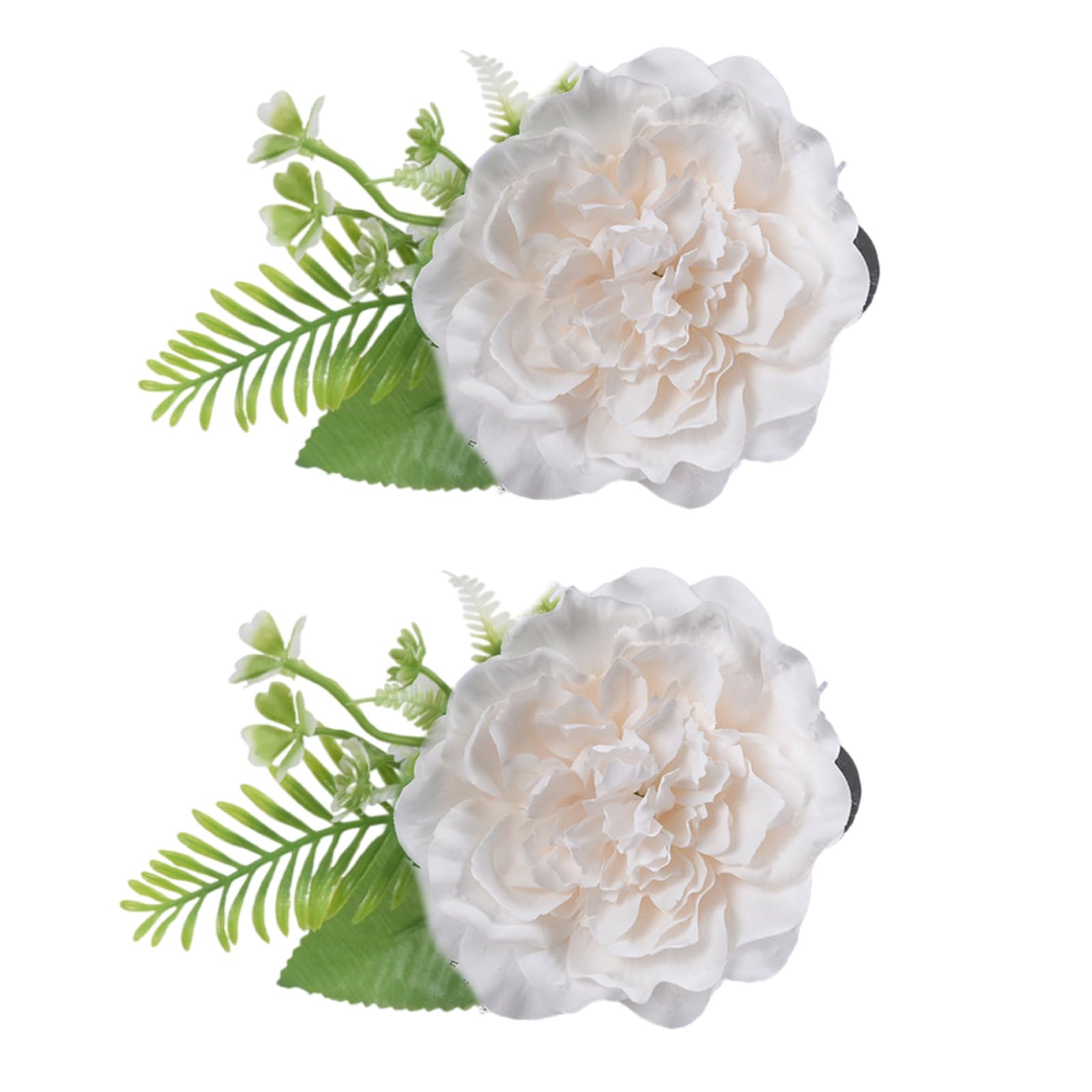 2Pieces Artificial Flower Window Curtain Tiebacks Clips Window Drapery Holders Holdbacks for Weddings Party Decoration Drapery Holdbacks