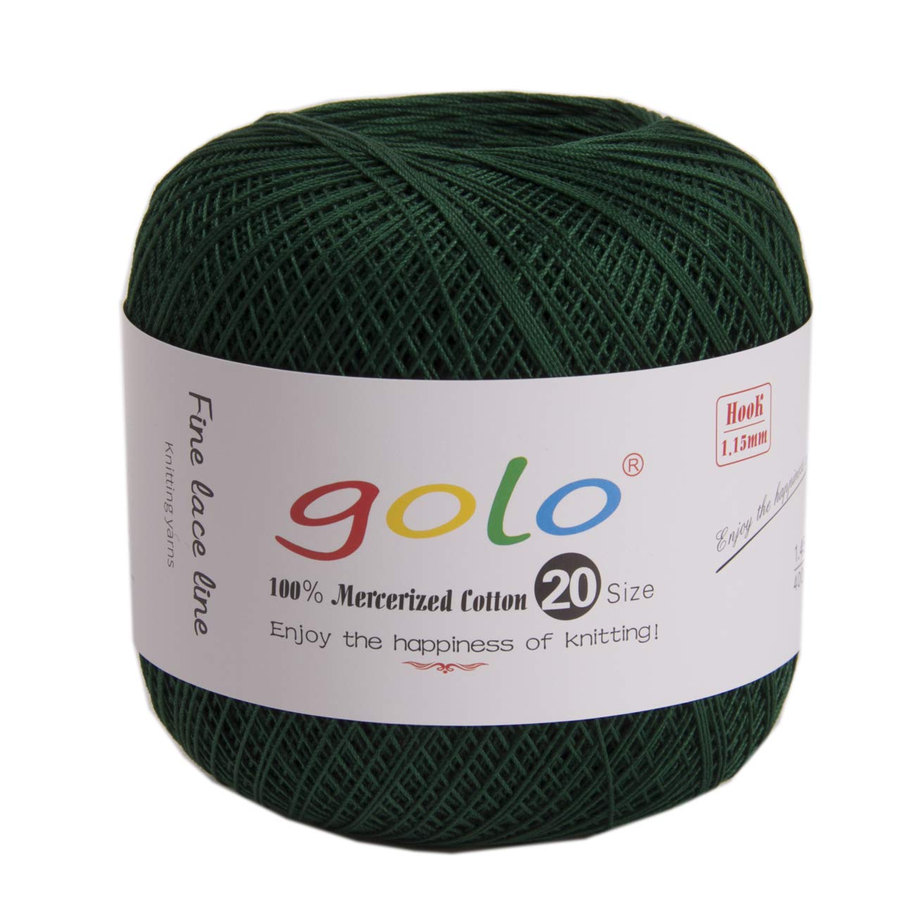 golo Crochet Thread Yarn for Hand Knitting Size 20 Tatting Yarn