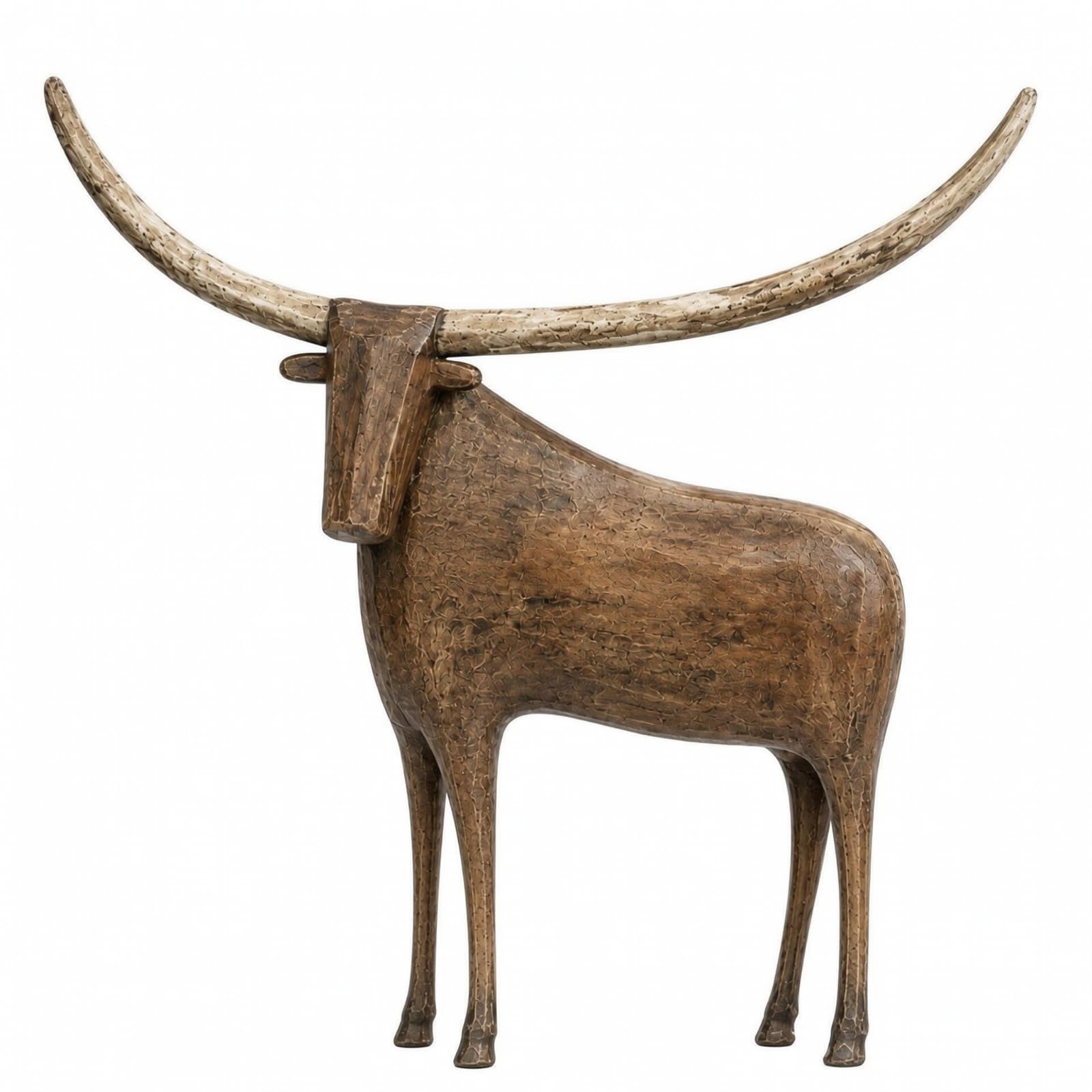 B Baosity Figura Resina Tallado Figura Animal Sólido Adorno Estantería para Recibidor, Oficina,