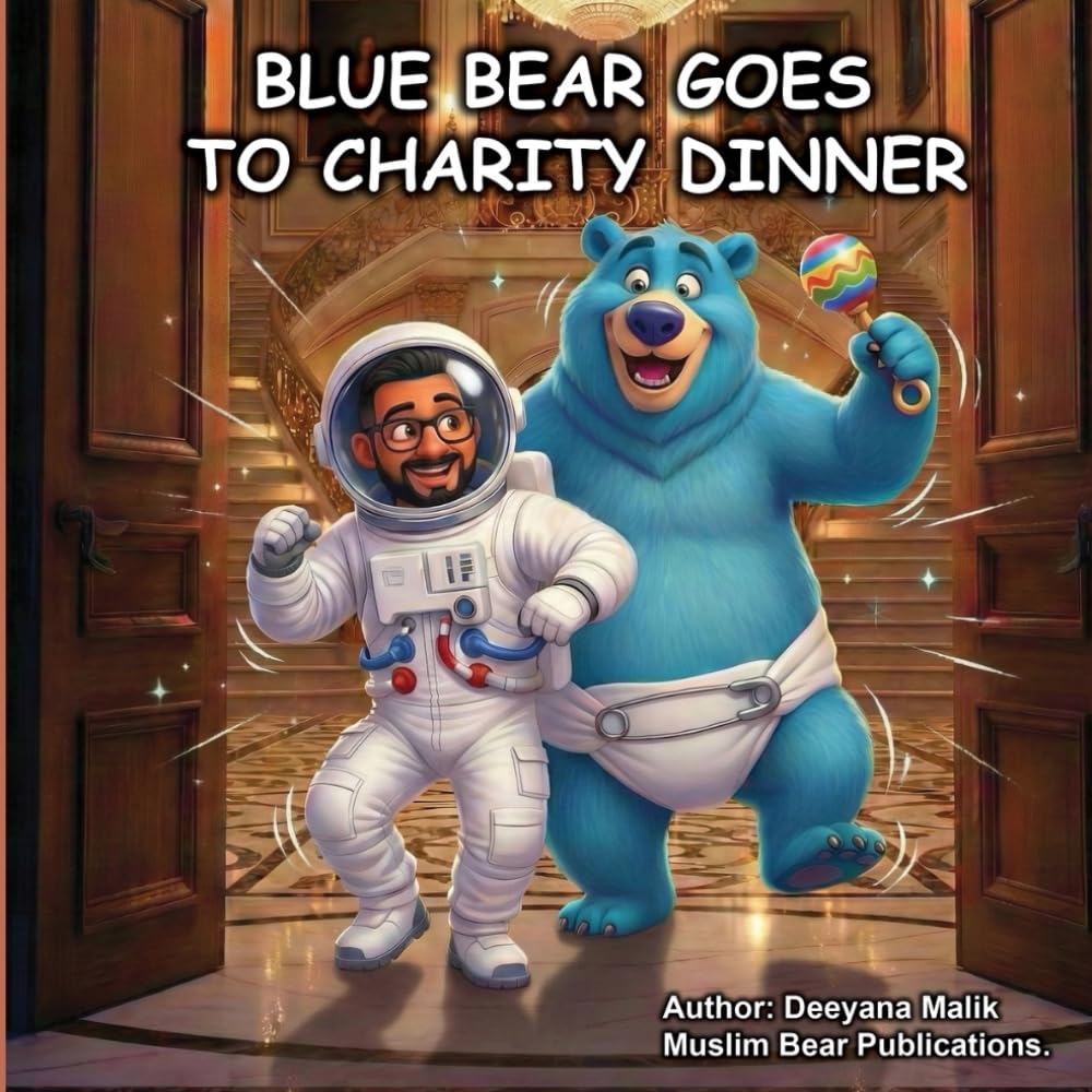 BLUE BEAR GOES TO CHARITY DINNER