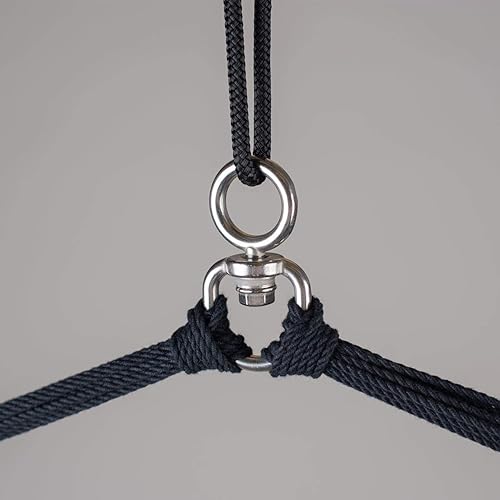 Vista 246 de LA SIESTA - Hamaca de algodón orgánico, modelo Habana Turrón