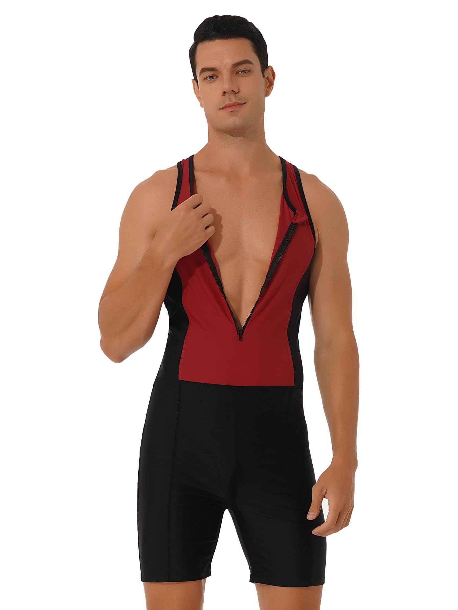 Traje de triatlón de una pieza sin mangas para hombre, ciclismo, natación, correr, competición, entrenamiento, carrera, traje de bicicleta