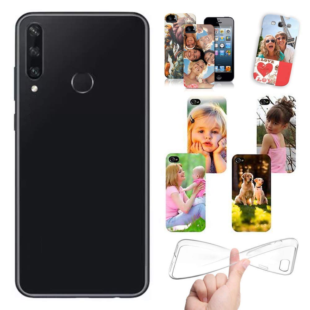 JGOYGYI Cover Trasparente Personalizzata Compatibile con Huawei Y6P Y5P Y7 Y6 Y5 2019 2018 2017 Mate 50 40 20 10 9 Pro Lite G8 GX8,Custodia Personalizzate con Foto Immagine Testo case