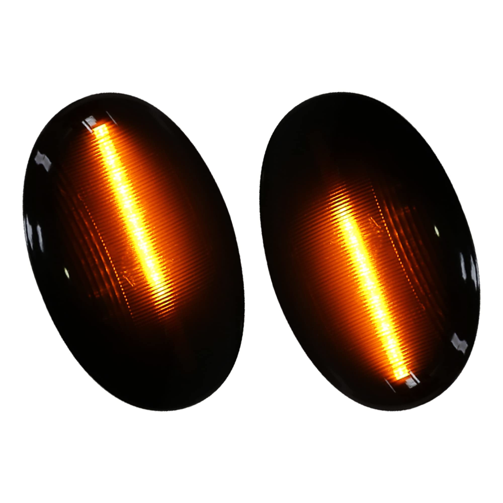 Photo 1 of X AUTOHAUX Pair Smoked Dynamic LED Side Marker Light Turn Siganl Lamp Indicator for Mini Cooper R55 R56 R57 R58 R59.
* No visible damage or defect.