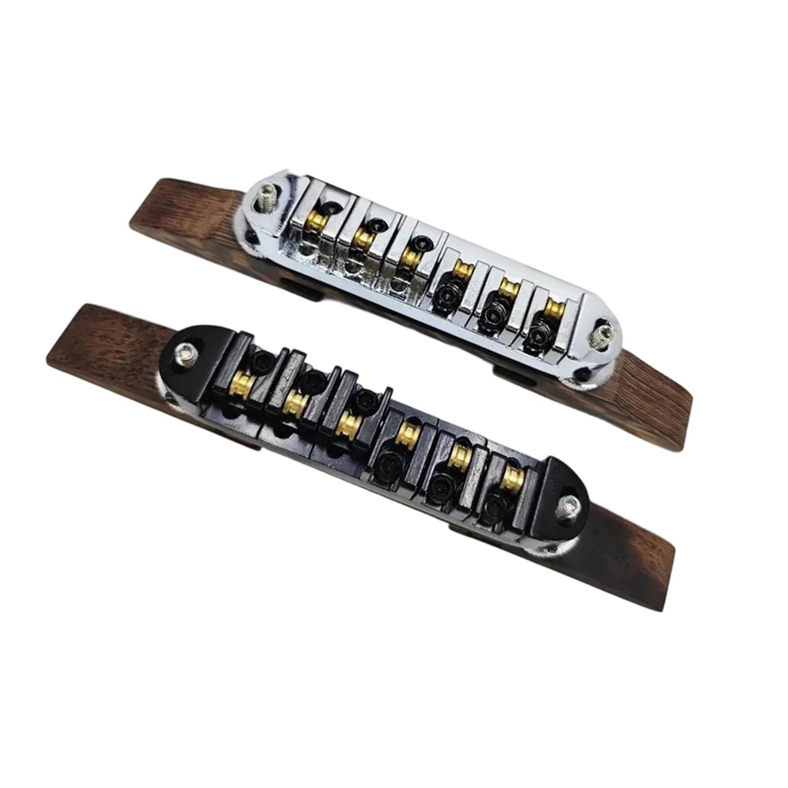 Juego Profesional De Sillín De Rodillo De Palisandro Para Puente De Guitarra Eléctrica De Jazz Para Principiantes | Puente de guitarra(Type2)