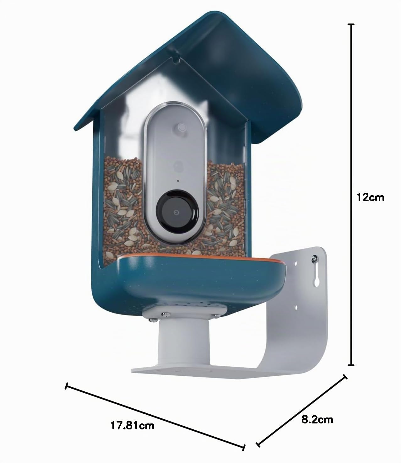 Birdbuddy Wandhalterung – Vielseitige Vogelfutterstation-Wandhalterung für Wände und Zäune – Langlebiges, wetterfestes, Robustes & sicheres sowie stilvolles Futterstation-Zubehör für den Außenbereich