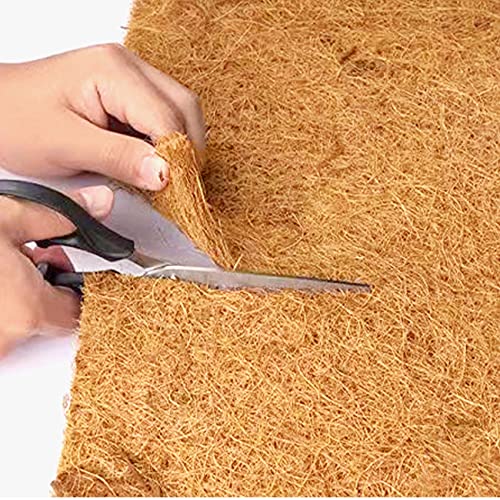 Sunyay 12X80 Inch Natural Coco Liner Roll Coconut Coir Liner Sheets Coco Mat For Planter Window Box Flower Basket Garden Decoration Animal Pet Pad Liner #TOP2
