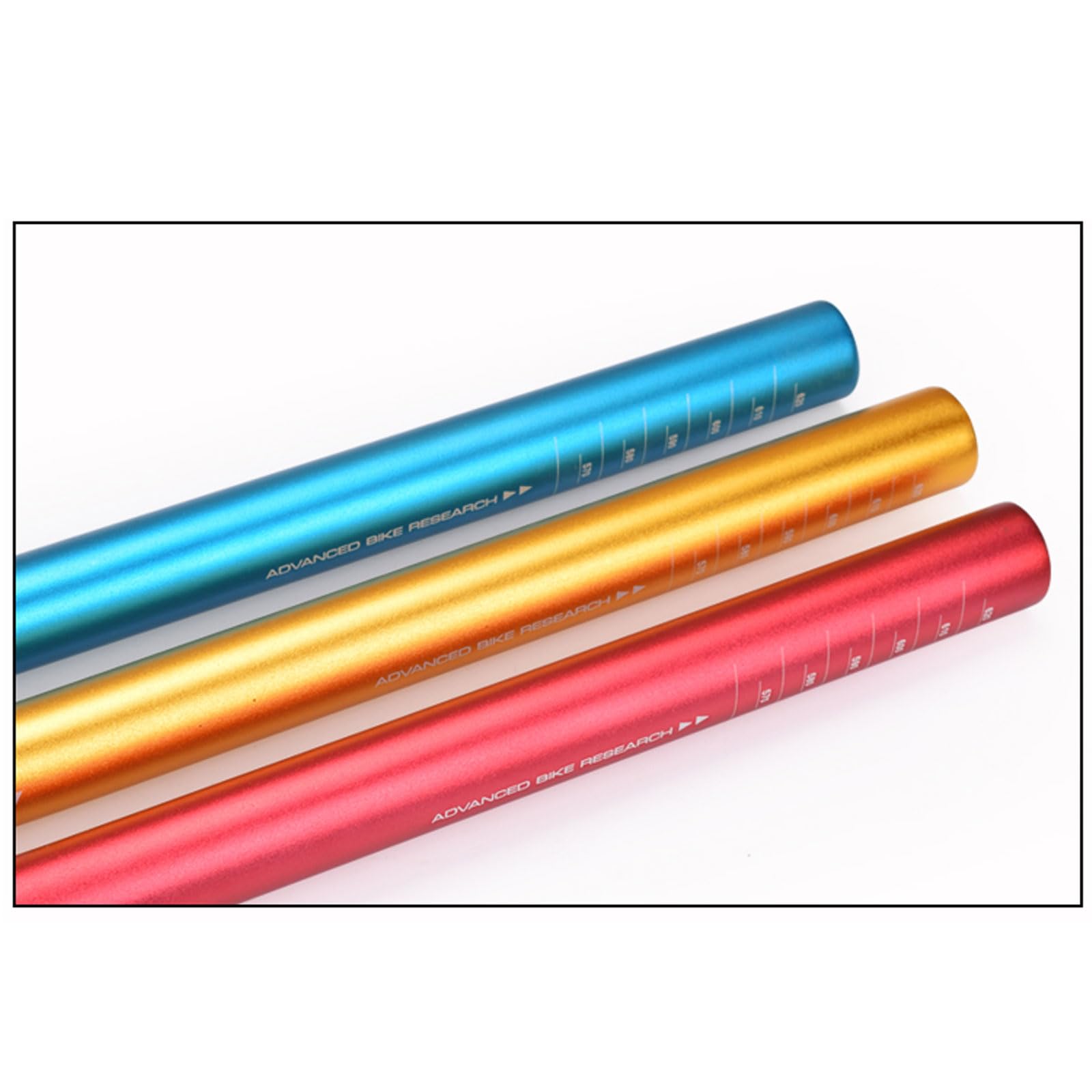 Guidon de vélo, rehausseurs de Guidon, Guidon de vélo, Guidon de vélo de Montagne en Aluminium léger à pignon Fixe 25,4 x 520 mm Guidon Adulte Unisexe(Black)