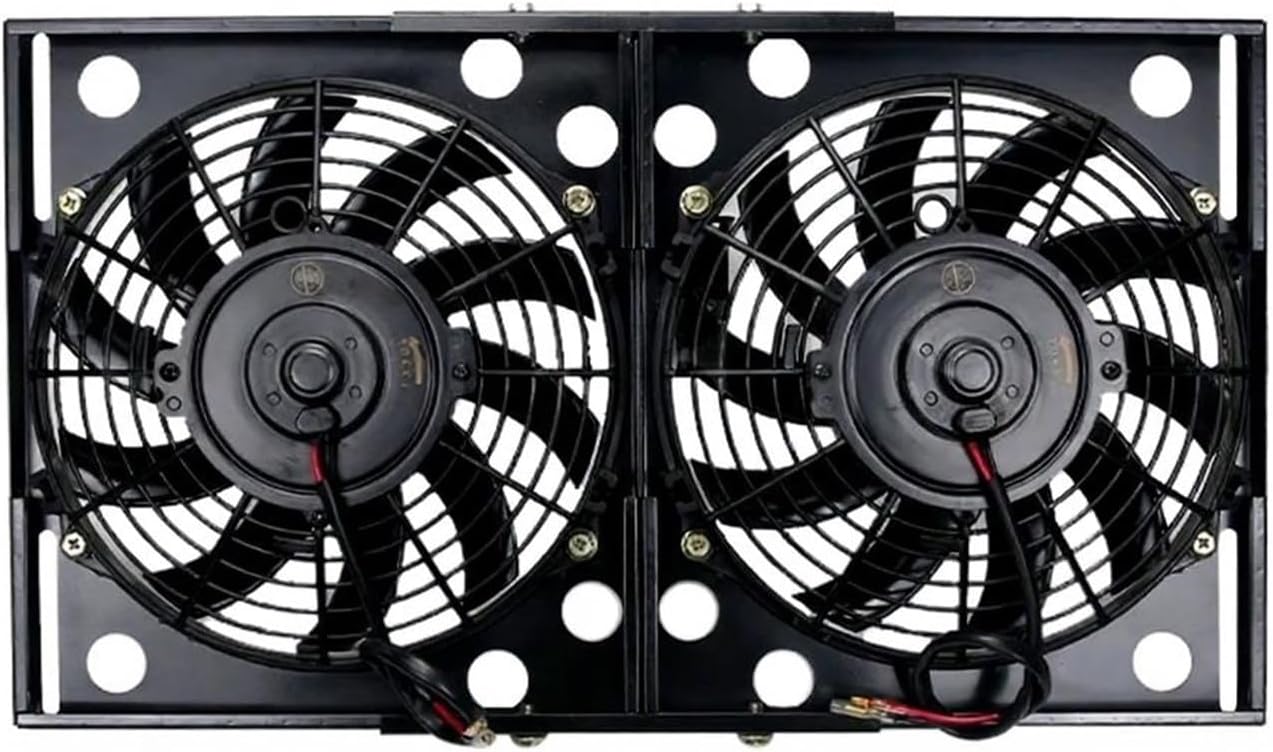 J6 Truck Air Conditioning Condenser Electronic Fan Modification And Installation Of Car Cooling Fan(12VO)