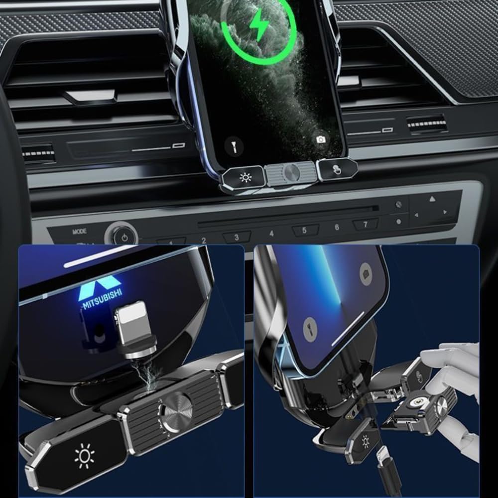 Soporte Móvil Coche,Soporte Móvil Coche para el Salpicadero Rejillas de Aire y Parabrisas para Mitsubishi ASX 2019 2020.