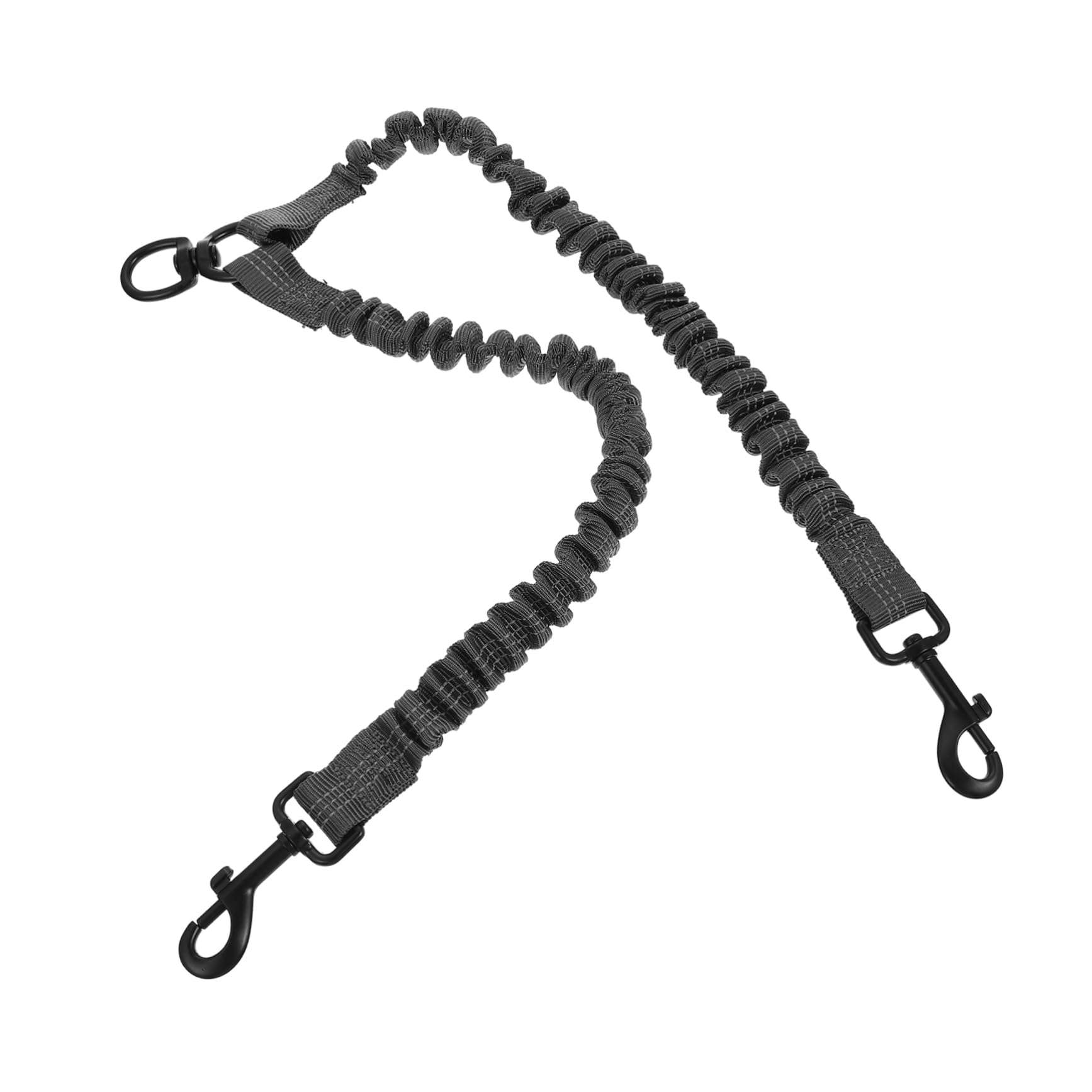 GANAZONO Reflective Double End Pet Leash Elastic Portable Dog Leash for Pets Ergonomic Design for Walking Training and Jogging Outdoors Deep