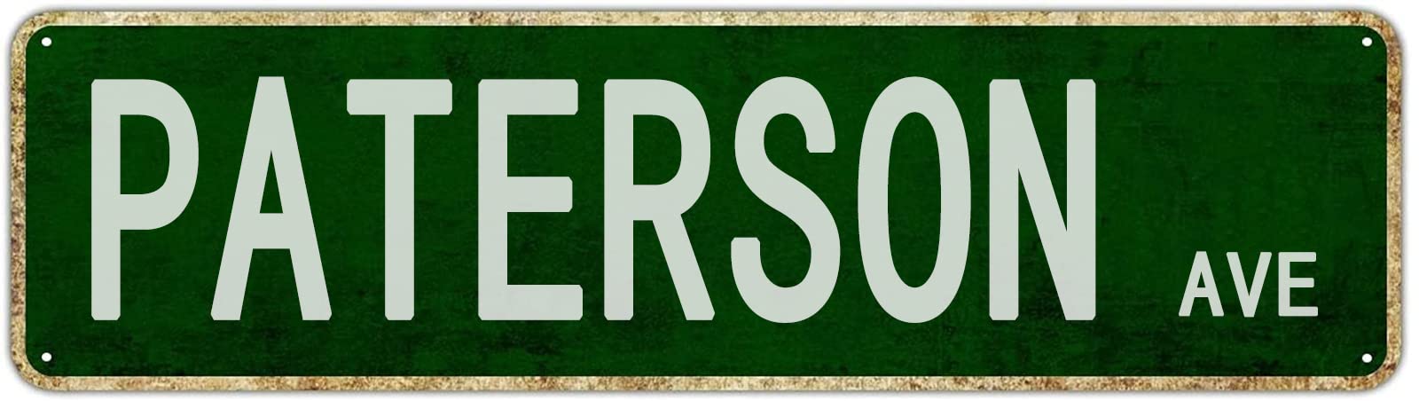 Paterson Ave Retro Tin Signs Plaque Aluminum Metal Sign Quotes Home Bedroom Kitchen Restaurants Wall Gift Decor 4x16 Inch