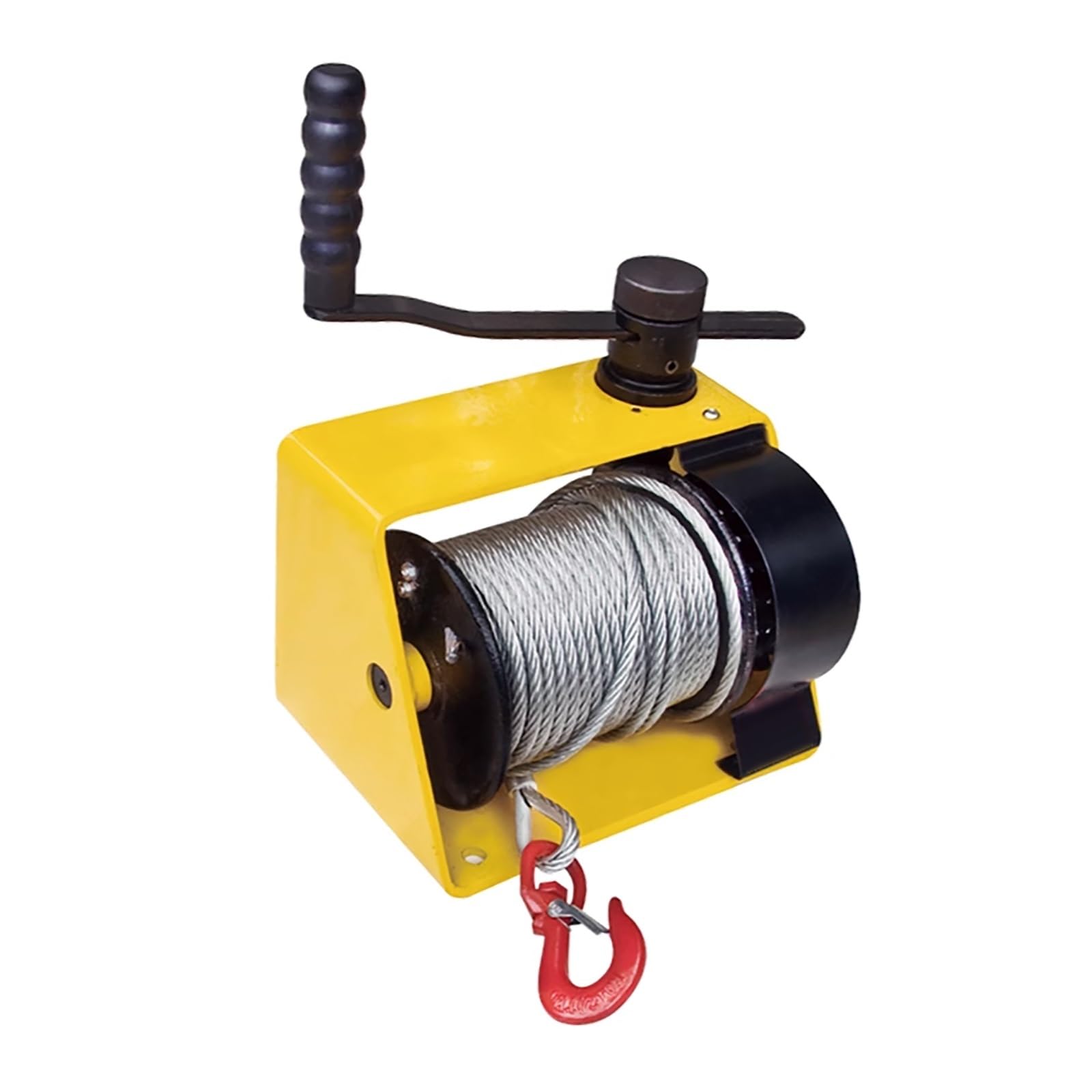 BHFPFZA 1000kg Hand Winch BiDirectal Ratchet 35m Rope for Towing Load Trailers BoatsHeavy Du Pulling Tool for Easy Transport and Hauling