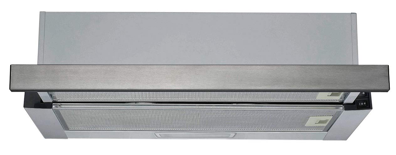 PKM UBH6002-2H Unterbauhaube Dunstabzugshaube 60cm Silber Abluft Umluft LED 333 m³/h