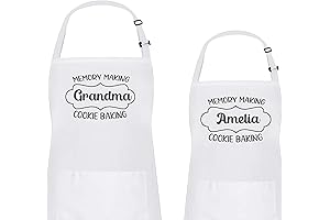 Personalized Mommy and Me Kitchen Aprons: Cherished Memories through Cookie-Baking