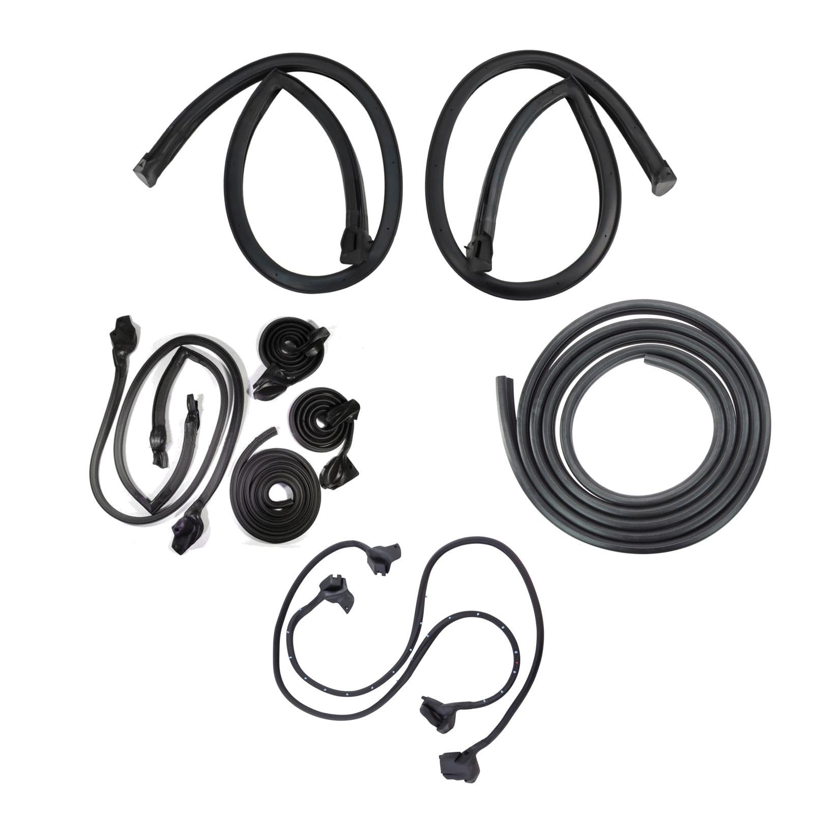 Millenium Trunk Weather Stripping Seal For Camaro Firebird Trans Am 1967-1981 – Black Rubber